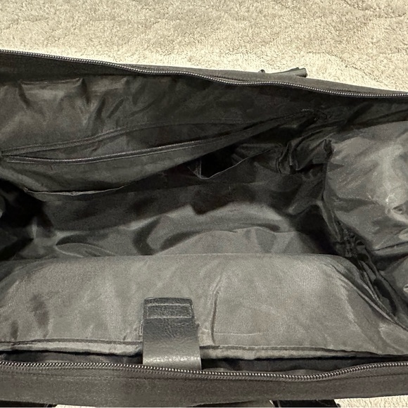 Beis The Weekender Black Bag with Shoulder Strap - Picture 9 of 11